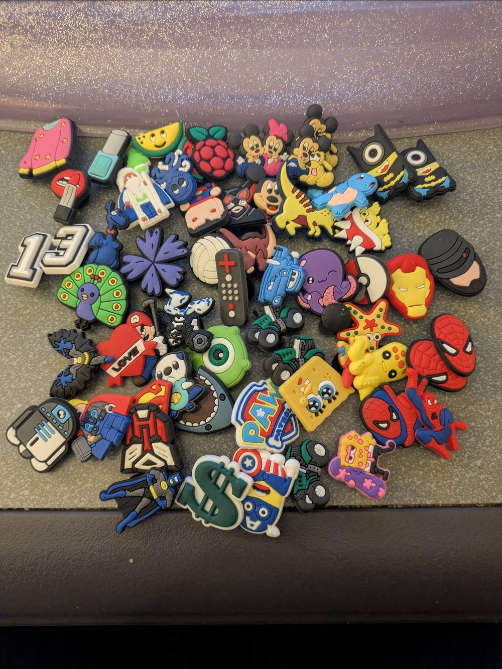 Jibbitz Shoe Charms - Colorful Mixed Designs (set of 60)